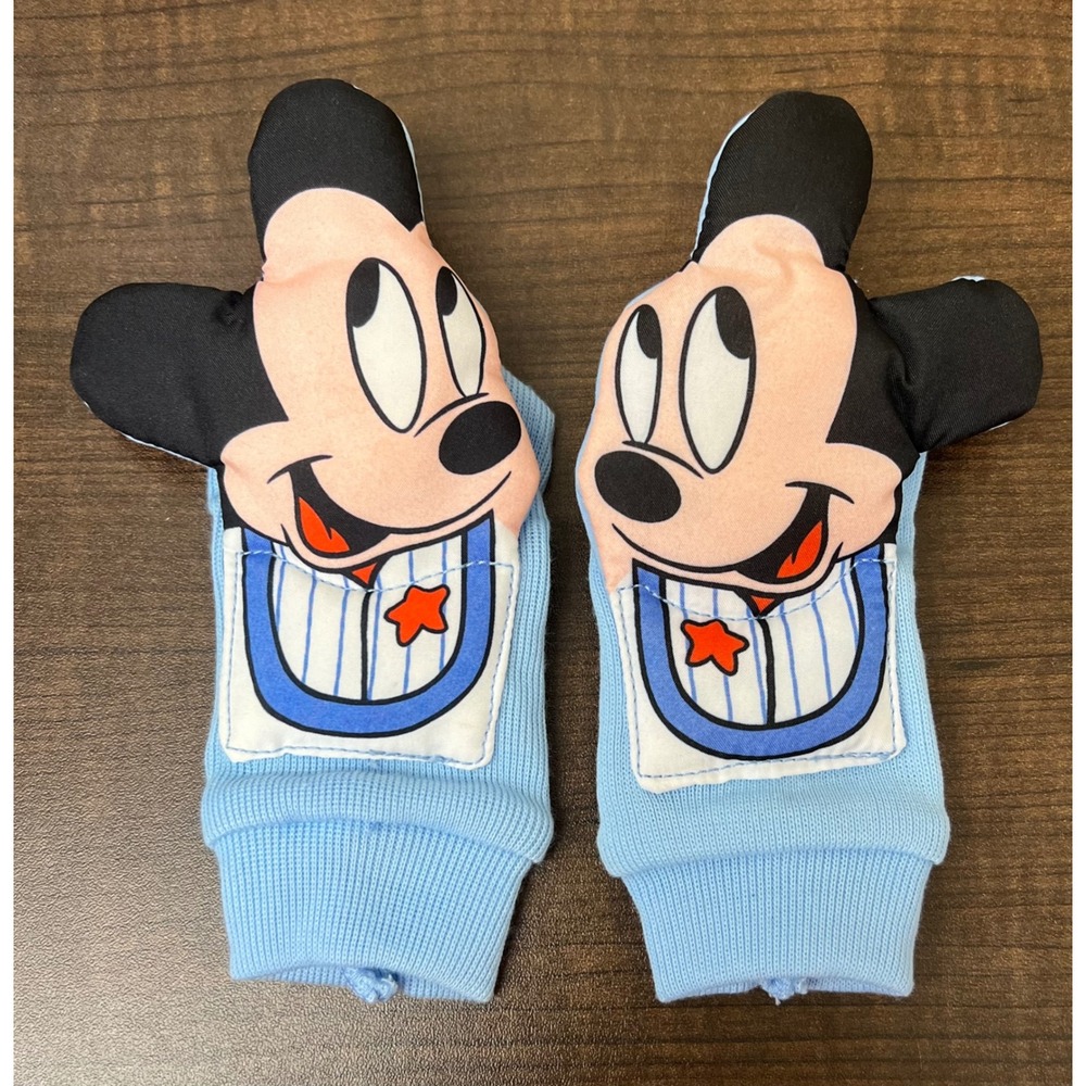 Vintage 1984 Playskool Baby Disney Mickey Mouse Foot Jingle Booties Rattle Socks
